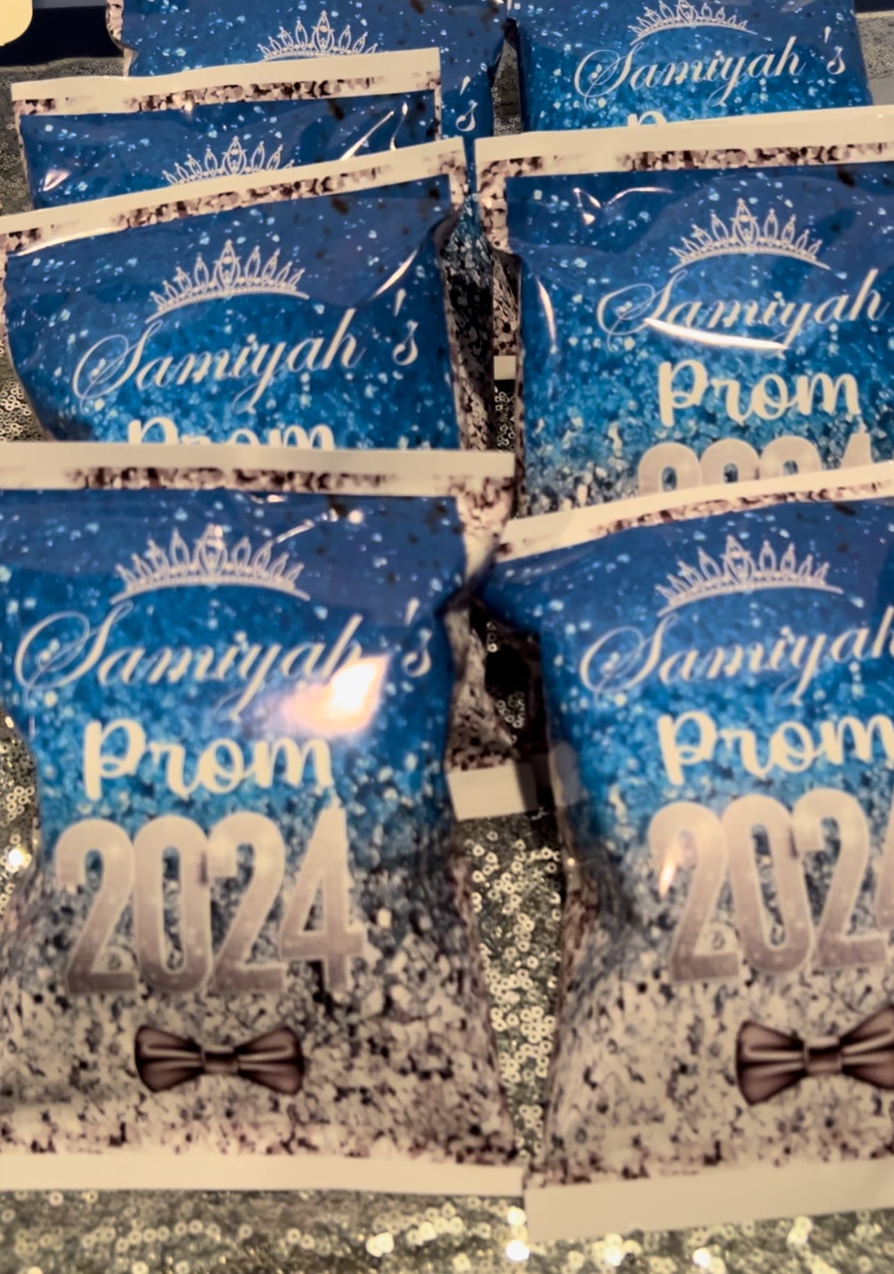 Personalized chip bags (one dozen)