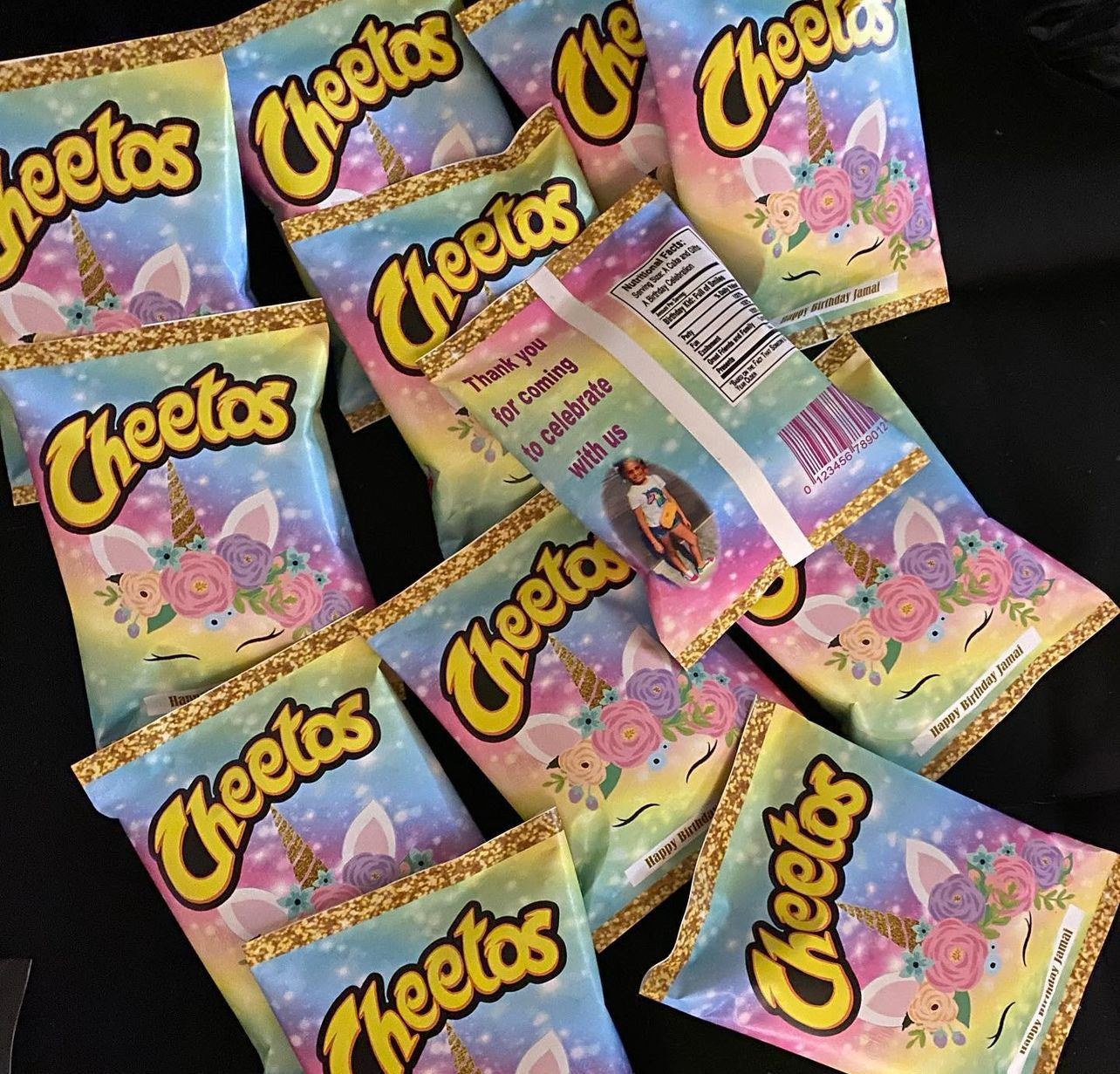 Personalized chip bags (one dozen)
