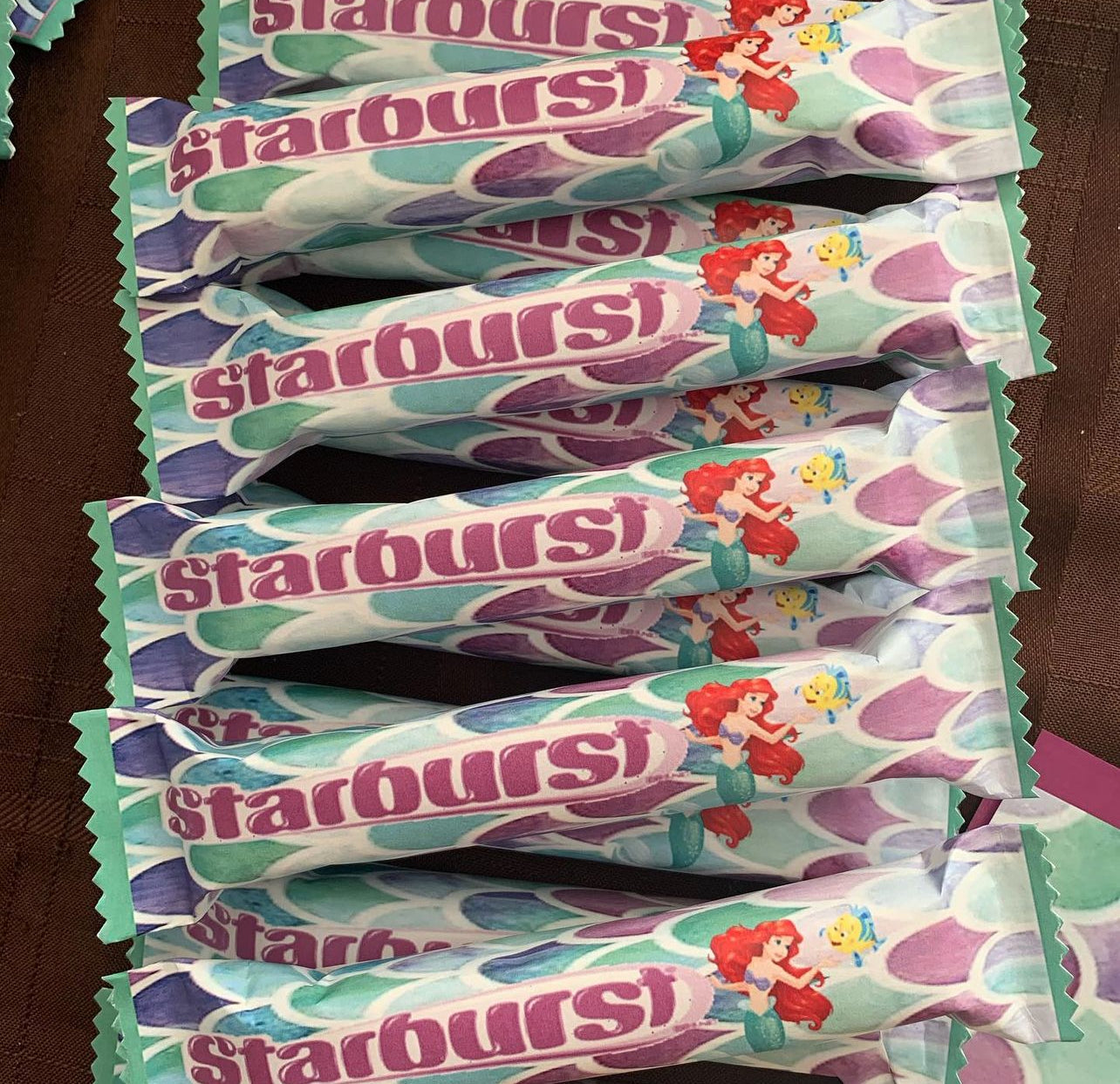Personalized Starburst favors