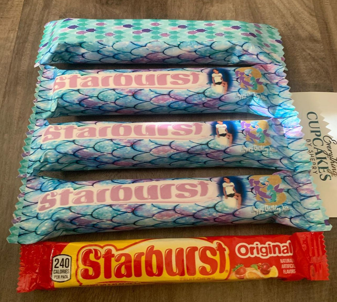 Personalized Starburst favors