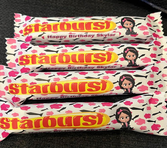 Personalized Starburst favors