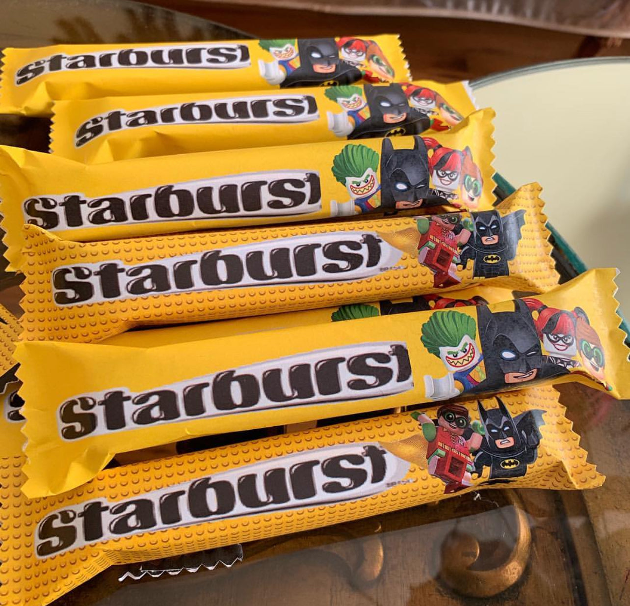 Personalized Starburst favors